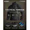 imageCQR Mens Tactical Combat Shirt 14 Zip Long Sleeve Breathable Military BDU Training Top for Shooting Hunting Range UseRaider Pro Black