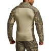 imageCQR Mens Tactical Combat Shirt 14 Zip Long Sleeve Breathable Military BDU Training Top for Shooting Hunting Range UseRaider Pro Fractal Camo