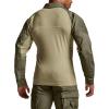 imageCQR Mens Tactical Combat Shirt 14 Zip Long Sleeve Breathable Military BDU Training Top for Shooting Hunting Range UseRaider Soil Green
