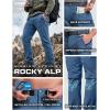 imageCQR Mens Quick Dry Tactical Pants Water Resistant Outdoor Pants Lightweight Stretch Cargo Work Hiking PantsRocky Alpine WBelt Glaucous