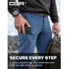 imageCQR Mens Quick Dry Tactical Pants Water Resistant Outdoor Pants Lightweight Stretch Cargo Work Hiking PantsRocky Alpine WBelt Glaucous