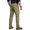 imageCQR Mens Quick Dry Tactical Pants Water Resistant Outdoor Pants Lightweight Stretch Cargo Work Hiking PantsRocky Alpine WBelt Tan