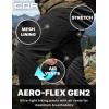 imageCQR Mens Quick Dry Tactical Pants Water Resistant Outdoor Pants Lightweight Stretch Cargo Work Hiking PantsRocky WBelt Black