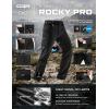 imageCQR Mens Quick Dry Tactical Pants Water Resistant Outdoor Pants Lightweight Stretch Cargo Work Hiking PantsRocky WBelt Black
