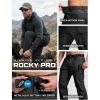 imageCQR Mens Quick Dry Tactical Pants Water Resistant Outdoor Pants Lightweight Stretch Cargo Work Hiking PantsRocky WBelt Black
