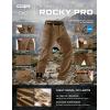 imageCQR Mens Quick Dry Tactical Pants Water Resistant Outdoor Pants Lightweight Stretch Cargo Work Hiking PantsRocky WBelt Hazelnut