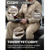 imageCQR Mens Tactical Ripstop ZipFront Coverall Lightweight Durable Utility Work Jumpsuit for Mechanics and TechniciansVortex Alamo Khaki