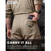 imageCQR Mens Tactical Ripstop ZipFront Coverall Lightweight Durable Utility Work Jumpsuit for Mechanics and TechniciansVortex Alamo Khaki