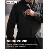 imageCQR Mens Tactical Ripstop ZipFront Coverall Lightweight Durable Utility Work Jumpsuit for Mechanics and TechniciansVortex Black