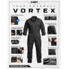 imageCQR Mens Tactical Ripstop ZipFront Coverall Lightweight Durable Utility Work Jumpsuit for Mechanics and TechniciansVortex Black