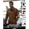 imageCQR Mens Tactical Ripstop ZipFront Coverall Lightweight Durable Utility Work Jumpsuit for Mechanics and TechniciansVortex Copper Brown