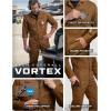 imageCQR Mens Tactical Ripstop ZipFront Coverall Lightweight Durable Utility Work Jumpsuit for Mechanics and TechniciansVortex Copper Brown