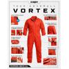 imageCQR Mens Tactical Ripstop ZipFront Coverall Lightweight Durable Utility Work Jumpsuit for Mechanics and TechniciansVortex Rescue Orange