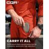 imageCQR Mens Tactical Ripstop ZipFront Coverall Lightweight Durable Utility Work Jumpsuit for Mechanics and TechniciansVortex Rescue Orange