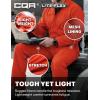imageCQR Mens Tactical Ripstop ZipFront Coverall Lightweight Durable Utility Work Jumpsuit for Mechanics and TechniciansVortex Rescue Orange