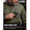 imageCQR Mens Tactical Ripstop ZipFront Coverall Lightweight Durable Utility Work Jumpsuit for Mechanics and TechniciansVortex Soil Green