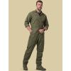 imageCQR Mens Tactical Ripstop ZipFront Coverall Lightweight Durable Utility Work Jumpsuit for Mechanics and TechniciansVortex Soil Green