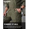 imageCQR Mens Tactical Ripstop ZipFront Coverall Lightweight Durable Utility Work Jumpsuit for Mechanics and TechniciansVortex Soil Green