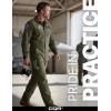 imageCQR Mens Tactical Ripstop ZipFront Coverall Lightweight Durable Utility Work Jumpsuit for Mechanics and TechniciansVortex Soil Green