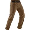 imageCQR Mens Quick Dry Tactical Pants Water Resistant Outdoor Pants Lightweight Stretch Cargo Work Hiking PantsRocky WBelt Hazelnut