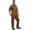 imageCQR Mens Tactical Ripstop ZipFront Coverall Lightweight Durable Utility Work Jumpsuit for Mechanics and TechniciansVortex Copper Brown