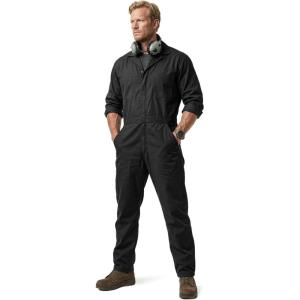 imageCQR Mens Tactical Ripstop ZipFront Coverall Lightweight Durable Utility Work Jumpsuit for Mechanics and TechniciansVortex Lt Black