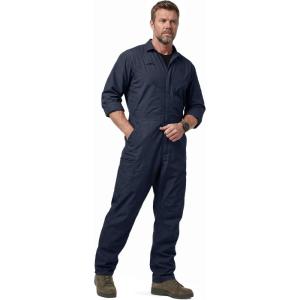 imageCQR Mens Tactical Ripstop ZipFront Coverall Lightweight Durable Utility Work Jumpsuit for Mechanics and TechniciansVortex Operator Navy