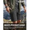 imageCQR Mens Quick Dry Stretch Hiking Cargo Shorts Lightweight Water Resistant Tactical Casual Golf amp Outdoor with PocketsRocky Aero Flex Black