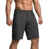 imageCQR Mens Quick Dry Stretch Hiking Cargo Shorts Lightweight Water Resistant Tactical Casual Golf amp Outdoor with PocketsRocky Aero Flex Black