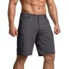 imageCQR Mens Quick Dry Stretch Hiking Cargo Shorts Lightweight Water Resistant Tactical Casual Golf amp Outdoor with PocketsRocky Aero Flex Jet Grey