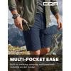 imageCQR Mens Quick Dry Stretch Hiking Cargo Shorts Lightweight Water Resistant Tactical Casual Golf amp Outdoor with PocketsRocky Aero Flex Pristine Navy