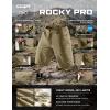 imageCQR Mens Quick Dry Stretch Hiking Cargo Shorts Lightweight Water Resistant Tactical Casual Golf amp Outdoor with PocketsRocky Aero Flex Tan