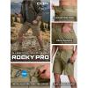 imageCQR Mens Quick Dry Stretch Hiking Cargo Shorts Lightweight Water Resistant Tactical Casual Golf amp Outdoor with PocketsRocky Aero Flex Tan