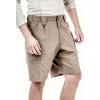 imageCQR Mens Quick Dry Stretch Hiking Cargo Shorts Lightweight Water Resistant Tactical Casual Golf amp Outdoor with PocketsZero Tundra