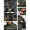 imageCQR Mens Lightweight Warm Insulated Jacket Windproof Water Resistant Winter Active Coat for Hiking Work Outdoor TacticalFrame Army Green