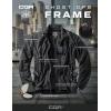 imageCQR Mens Lightweight Warm Insulated Jacket Windproof Water Resistant Winter Active Coat for Hiking Work Outdoor TacticalFrame Black