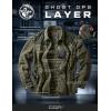 imageCQR Mens Lightweight Warm Insulated Jacket Windproof Water Resistant Winter Active Coat for Hiking Work Outdoor TacticalLayer Army Green  Soil Green