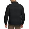 imageCQR Mens Lightweight Warm Insulated Jacket Windproof Water Resistant Winter Active Coat for Hiking Work Outdoor TacticalLayer Black