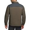 imageCQR Mens Lightweight Warm Insulated Jacket Windproof Water Resistant Winter Active Coat for Hiking Work Outdoor TacticalLayer Shadow Grey  Tundra