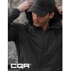 imageCQR Mens Lightweight Warm Insulated Jacket Windproof Water Resistant Winter Active Coat for Hiking Work Outdoor TacticalLightweight Black