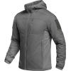 imageCQR Mens Lightweight Warm Insulated Jacket Windproof Water Resistant Winter Active Coat for Hiking Work Outdoor TacticalLightweight Charcoal