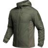 imageCQR Mens Lightweight Warm Insulated Jacket Windproof Water Resistant Winter Active Coat for Hiking Work Outdoor TacticalLightweight Olive