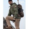 imageCQR Mens Lightweight Warm Insulated Jacket Windproof Water Resistant Winter Active Coat for Hiking Work Outdoor TacticalLightweight Olive