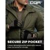 imageCQR Mens Lightweight Warm Insulated Jacket Windproof Water Resistant Winter Active Coat for Hiking Work Outdoor TacticalVeil Soil Green