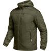 imageCQR Mens Lightweight Warm Insulated Jacket Windproof Water Resistant Winter Active Coat for Hiking Work Outdoor TacticalVeil Soil Green