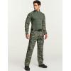 imageCQR Mens Tactical Combat Shirt 14 Zip Long Sleeve Breathable Military BDU Training Top for Shooting Hunting Range UseMilitary Print Shirts Marpat