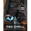 imageCQR Mens Stretch Utility Shorts Lightweight Quick Dry Casual Shorts Hiking Golf Cargo Shorts with Zipper PocketsSedona Camo Utility Camo Black