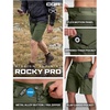 image:imageCQR Mens Quick Dry Stretch Hiking Cargo Shorts Lightweight Water Resistant Tactical Casual Golf amp Outdoor with PocketsRocky Aero Flex Fuscous Green