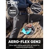 image:imageCQR Mens Quick Dry Tactical Pants Water Resistant Outdoor Pants Lightweight Stretch Cargo Work Hiking PantsRocky Alpine WBelt Jet Grey