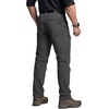 image:imageCQR Mens Quick Dry Tactical Pants Water Resistant Outdoor Pants Lightweight Stretch Cargo Work Hiking PantsRocky Alpine WBelt Jet Grey